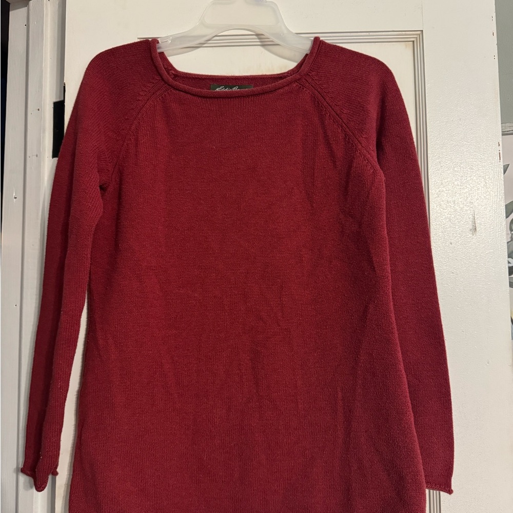 Eddie Bauer Burgundy Sweater